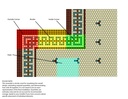 Extended Doric Key Border Module - 3/4" square