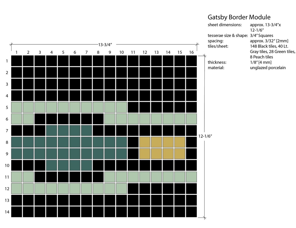 Gatsby Border Module - 3/4" square