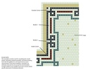 Ginkgo Tree Border Module #2 - 3/4&quot; square