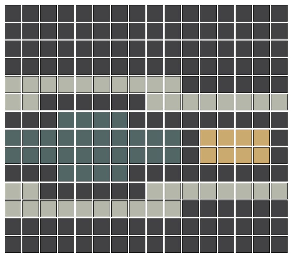 Gatsby Border Module - 3/4&quot; square