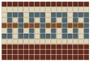 Extended Doric Key Border Module - 3/4&quot; square