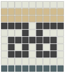 [SMPPGT0B] Ginkgo Tree Border Module #2 - 3/4&quot; square