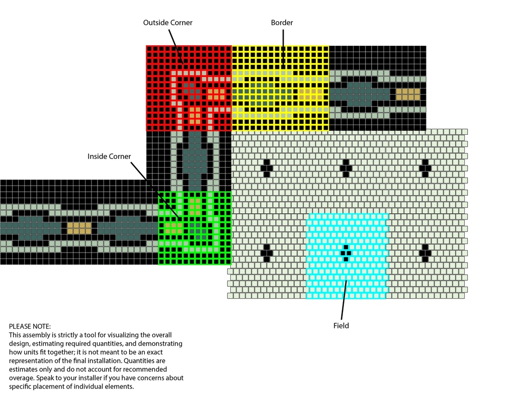 Gatsby Border Module - 3/4" square