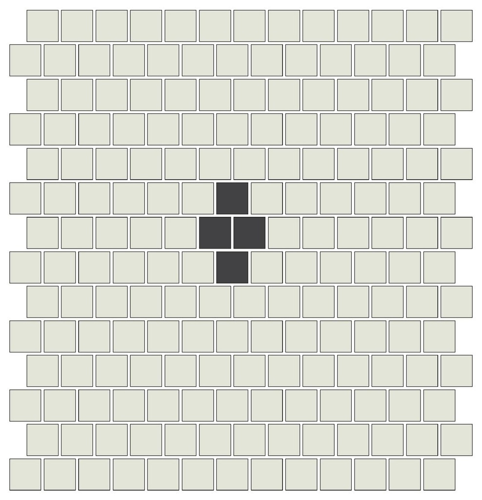 Gatsby Field - 3/4&quot; square broken joint