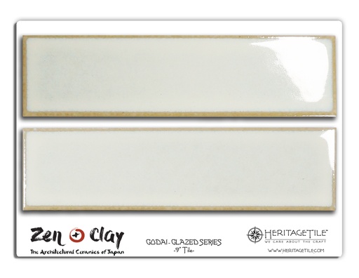 Sample Card - Pearl Godai Glazed 9" Field Tile