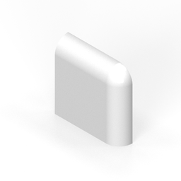 4-1/4&quot; x 4-1/4&quot; radius down corner