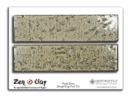 [XKJTSD11] Sample Card - Miyabi Straight Edge Field Tile (Moss White)