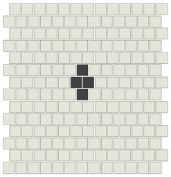 [SMPPGY00] Gatsby Field - 3/4&quot; square broken joint