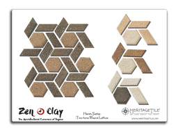 [XKJTS103] Sample Card - Henro Weave Lattice 2 color